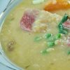A hearty bowl of Ham and Split Pea Soup