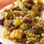 A delicious Sausage Cornbread Stuffing great for the holidays