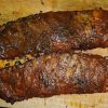 Homemade Smoked Ribs looking delicious.