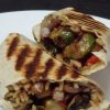 Vegan Burrito 1 vegan brussel sprout burrito