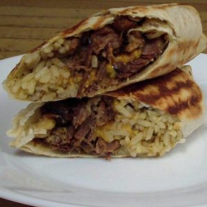 Brisket BBQ Burrito