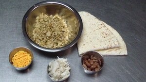 Crab Bean Rice Burrito 2