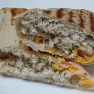 Crab and Cheese Burrito 3