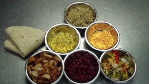 Crispy Chicken Burrito Fajita 3 crispy burrito ingredients
