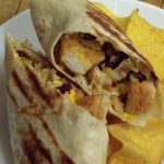 crispy chicken burrito fajita