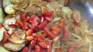ingredients for lyonnaise potatoes