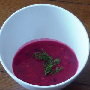 Vegan Borscht 9 vegan Borscht with Dill
