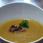 Vegan Sweet Potato Soup with Spiced Pecan’s 1 vegan sweet potato soup