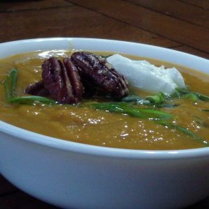 Sweet Potato Soup 5 vegetarian sweet potato soup