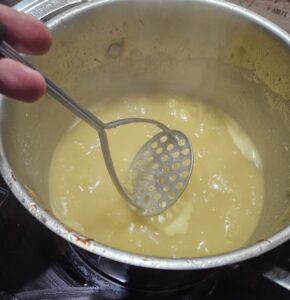 Dutch Corn Chowder with Chicken 8 mash-potato